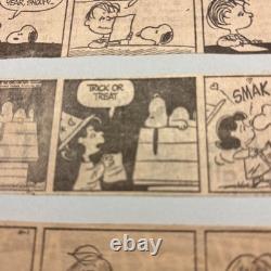 Album de souvenirs Hallmark Peanuts SNOOPY 1968 USA bandes dessinées originales de Charlie Brown