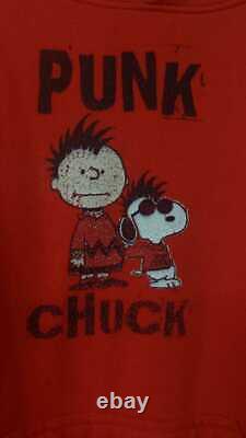 Américain Vêtements Punk Rockvintage Mohawk Snoopy Mohican Charlie Brown