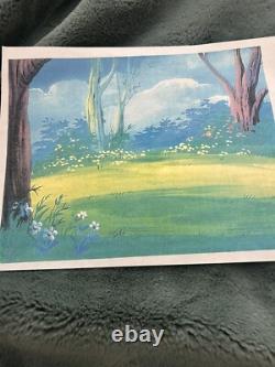 Animation PEANUTS Cél Charles M. Schulz Art Dessins Animés SNOOPY WOODSTOCK Art