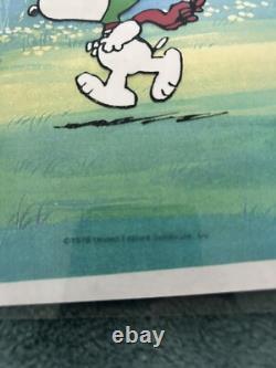 Animation PEANUTS Cél Charles M. Schulz Art Dessins Animés SNOOPY WOODSTOCK Art
