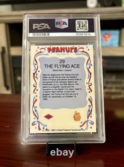 Aperçu Peanuts 1991 Snoopy L'As de l'Air Baron Rouge CHARLIE Brown PSA 10 POP 2