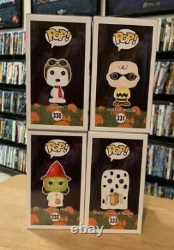 Arachides Halloween Funko Pop # 330 Snoopy # 331 Charlie Brown # 332 Lucy # 333 Fantôme