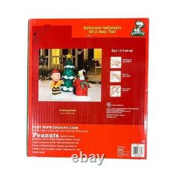 Arbre de Noël gonflable Airblown Peanuts Charlie Brown Snoopy 6 pi