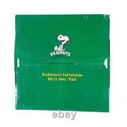 Arbre de Noël gonflable Airblown Peanuts Charlie Brown Snoopy de 6 pieds de haut À LIRE