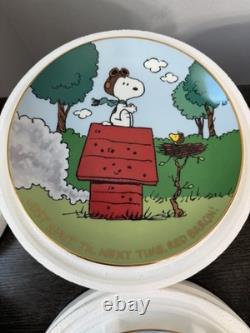 Assiettes de collection Snoopy de Danbury Mint