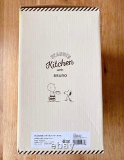 BRUNO Snoopy Appareil à Sandwich Chaud Double BOE069 Ecru PEANUTS Charlie Brown Assiette