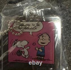 Badge en épingle Peanuts Snoopy Charlie Brown Lucy Linus porte-clés en acrylique ruban de masquage
