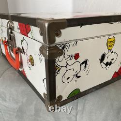 Bagages/Sac à dos SNOOPY Vintage Peanuts 1958, 1965 - Rayures et dommages à la doublure