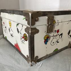 Bagages/Sac à dos SNOOPY Vintage Peanuts 1958, 1965 - Rayures et dommages à la doublure