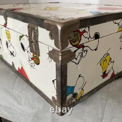 Bagages/Sac à dos SNOOPY Vintage Peanuts 1958, 1965 - Rayures et dommages à la doublure