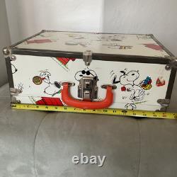 Bagages/Sac à dos SNOOPY Vintage Peanuts 1958, 1965 - Rayures et dommages à la doublure