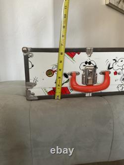 Bagages/Sac à dos SNOOPY Vintage Peanuts 1958, 1965 - Rayures et dommages à la doublure