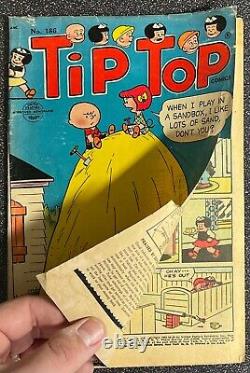 Bande dessinée Tip Top n°186 GD/VG 3.0 (UFS, 5/54) Premières aventures de Snoopy et Charlie Brown