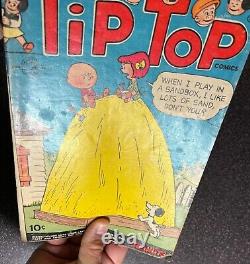 Bande dessinée Tip Top n°186 GD/VG 3.0 (UFS, 5/54) Premières aventures de Snoopy et Charlie Brown