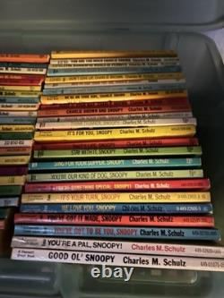 Bandes dessinées vintage de Charlie Brown et Snoopy (x47)