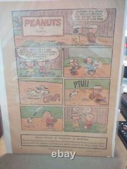 Bandes dessinées vintage des Peanuts