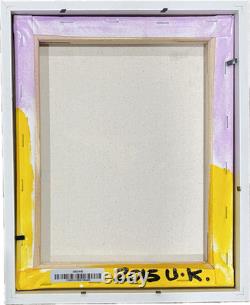 Banksy Art de graffiti Snoopy Peanuts Charlie Brown peinture 9x11