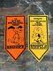 Bannières Pennants En Feutre Vintage Charlie Brown Snoopy 15x33 Jaune Orange Peanuts