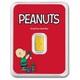 Barre D&rsquo;or Fin 9999 De 0,5 G Pamp Charlie Brown Et Snoopy Peanuts 2025 En Tep