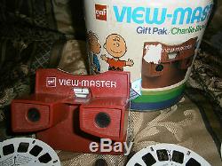 Blanc Rouge View-master Sigmund Snoopy Charlie Brown Peanut D'urgence Mary Poppins