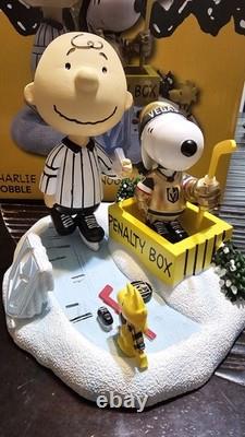Bobblehead Snoopy Charlie Brown Vegas Golden Knights Édition Limitée #4 De 150