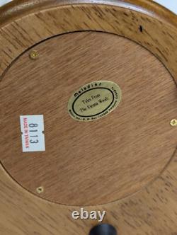 Boîte à musique en céramique Snoopy Peanuts Willitts Carousel vintage 1988 Rare 8 Fonctionne