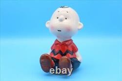 Boîte à musique vintage Schmid Charlie Brown des années 80 en céramique PEANUTS Snoopy 169740971