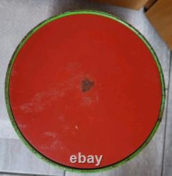 Boîte à ordures en métal Cheinco Snoopy Maison de chien Vintage Charlie Brown, vers 1970