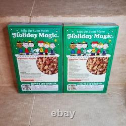 Boîte de Noël CHEX Mix Peanuts 2025 Snoopy Charlie Brown Ensemble de Céréales Neuf