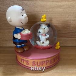 Boule à neige Snoopy et Charlie Brown PEANUTS figurine de collection Japon
