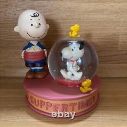 Boule à neige Snoopy et Charlie Brown PEANUTS figurine de collection Japon