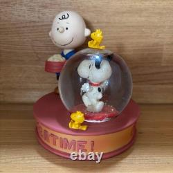 Boule à neige Snoopy et Charlie Brown PEANUTS figurine de collection Japon
