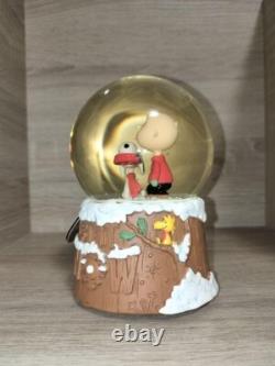 Boule à neige de Noël Hallmark Snoopy et Charlie Brown