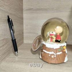 Boule à neige de Noël Hallmark Snoopy et Charlie Brown