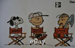 Boy Named Brown Charlie Affiche Originale 1969! Rare CM 160 X 120 Snoopy Schulz