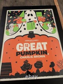 C'est Le Grand Pumpkin Charlie Brown Signé 151 De 280 Peanuts Snoopy Print 2012