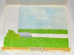 C'est le jour de l'arbre Charlie Brown 1976 Configuration de cellule de production originale Snoopy Peanuts