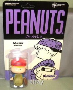 CHARLIE BROWN LUCY LINUS SCHROEDER SALLY SNOOPY RéAction Super7 Peanuts 3 Figure