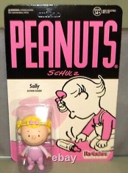 CHARLIE BROWN LUCY LINUS SCHROEDER SALLY SNOOPY RéAction Super7 Peanuts 3 Figure