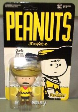 CHARLIE BROWN LUCY LINUS SCHROEDER SALLY SNOOPY RéAction Super7 Peanuts 3 Figure