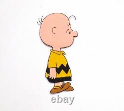 CHARLIE BROWN PEANUTS Charles SCHULZ snoopy ORIGINAL PRODUCTION CEL + DESSIN<br/><br/>	(Note: 'DESSIN' can also be translated as 'ILLUSTRATION' in this context)