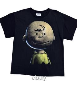 CHARLIE BROWN série vintage 90s XL ombre blackout peanuts snoopy dessin animé