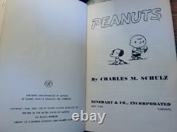 Cacahuètes Rinehart 1952 1ère éd. / Possible 1ère impr. Schulz, VG, R Colophon