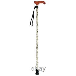 Canne pliante PEANUTS Snoopy & Charlie Brown Beige 75-85cm (5 niveaux réglables)