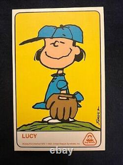 Carte de recrue LUCY RC de Dolly Madison de 1970 Peanuts Snoopy Charlie Brown