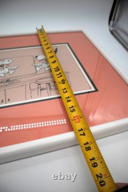 Cel d'animation vintage PEANUTS CHARLES SCHULZ Brosse à dents avec Charlie Brown