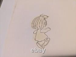 Cellule d'animation Peanuts - Art de Charles Schulz - Dessin animé Charlie Brown et Snoopy