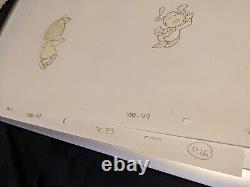 Cellule d'animation Peanuts, Art de Charles Schulz, Dessins animés de Charlie Brown et Snoopy