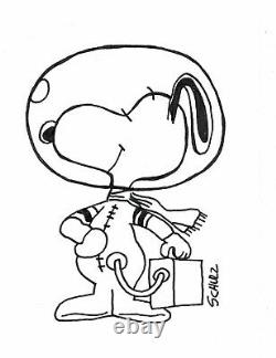 Charles M Schulz Original Charlie Brown Snoopy Astronaut