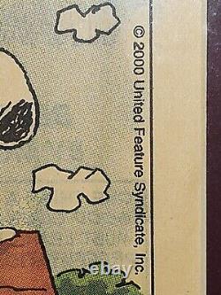 Charles Schulz Dernière bande dessinée des Peanuts 13 février 2000 Snoopy Charlie Brown